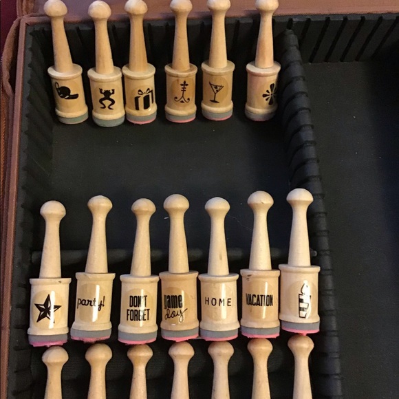 ARTS AND CRAFTS STAMPS 20 handled pieces - Picture 3 of 3